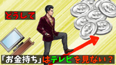 お金持ちはテレビみない