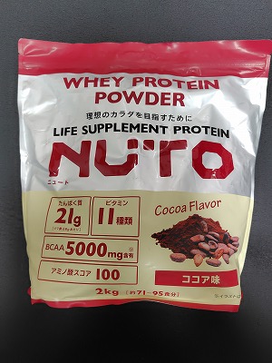 「NUTO プロテインパウダー」ココア味