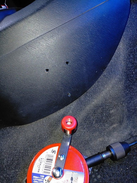 ドリンクホルダー増設