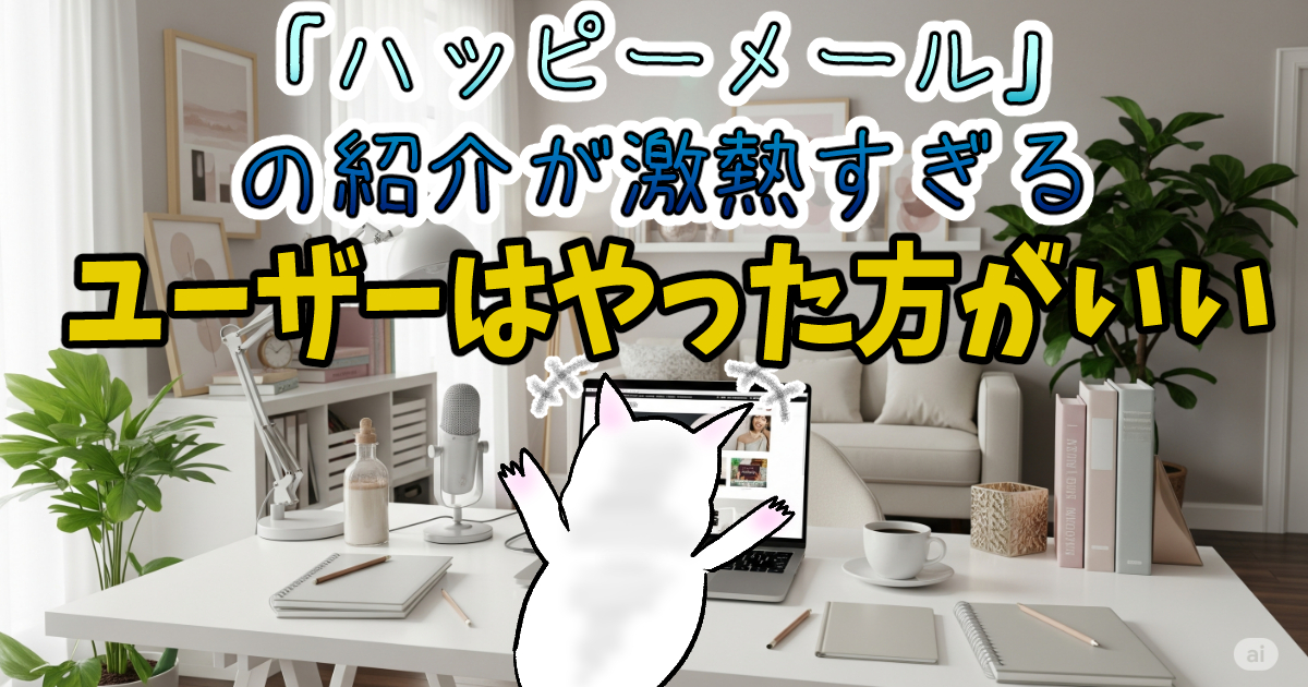 「ハッピーメール」のアフィリエイト