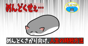 めんどくさがりの人生の時短