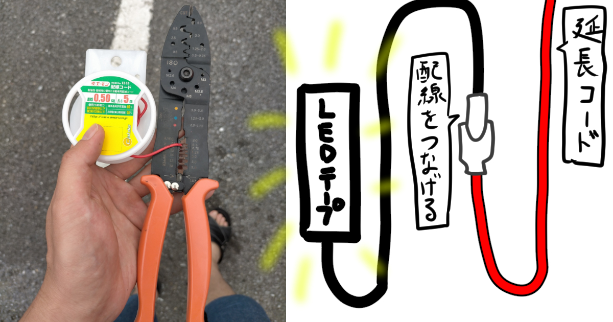 配線延長コード